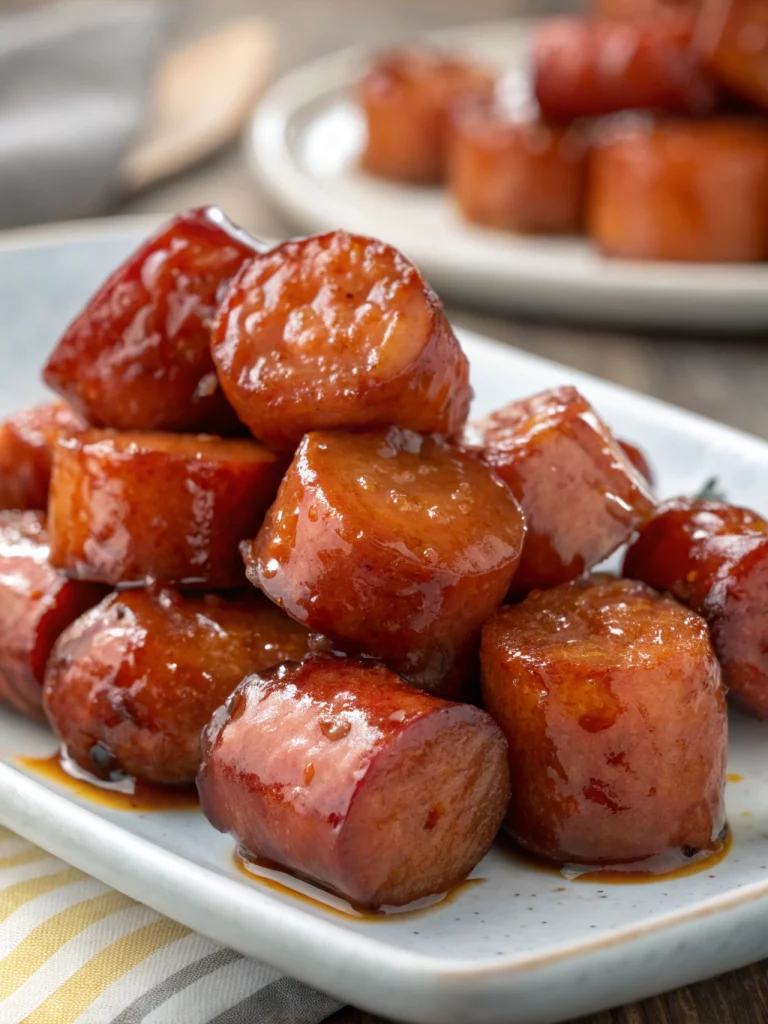 Glazed Kielbasa Bites