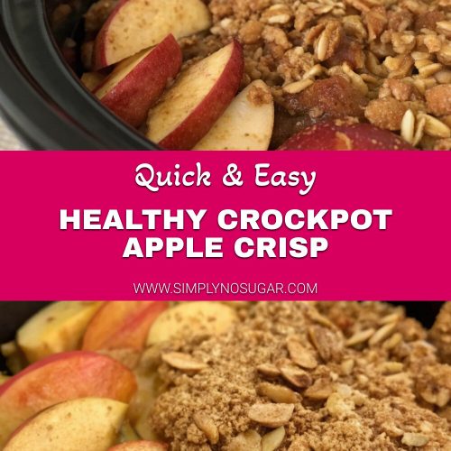 Healthy Crockpot Apple Crisp pinterest