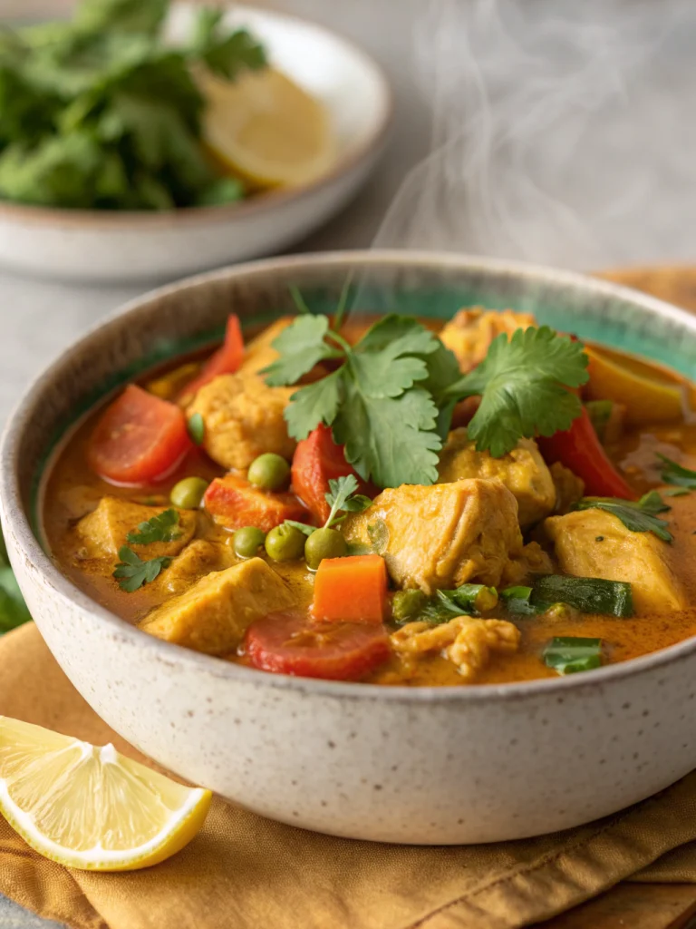 Healthy Crockpot Chicken Curry