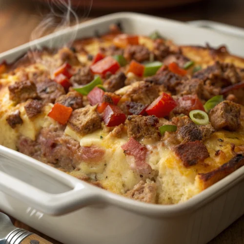 Meat Lovers Breakfast Casserole 1