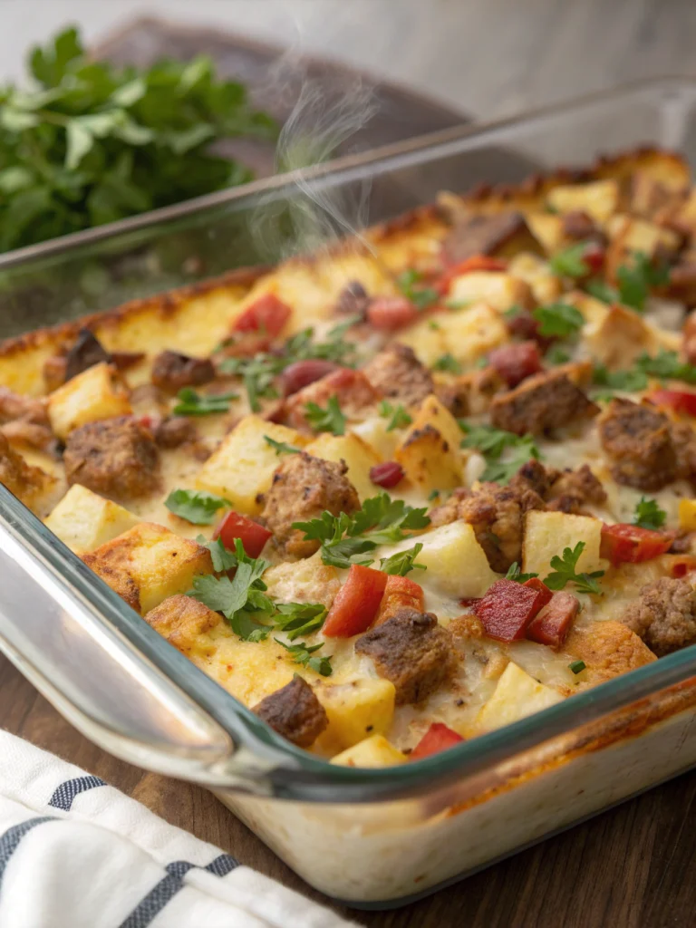 Meat Lovers Breakfast Casserole