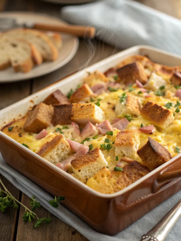 Monte Cristo Breakfast Casserole