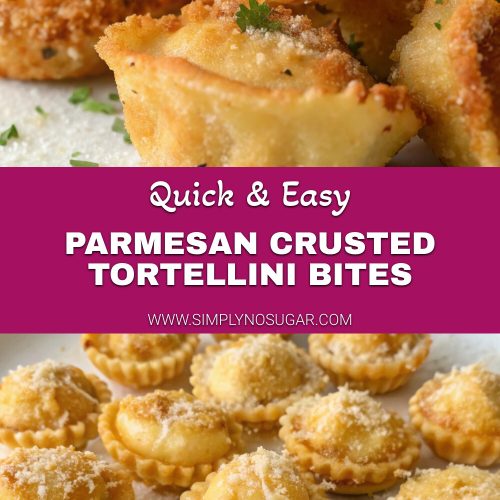 Parmesan Crusted Tortellini Bites pinterest