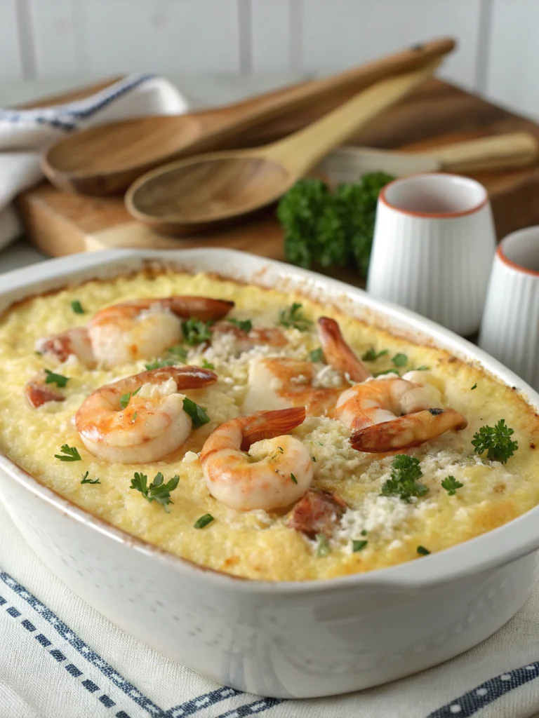 Shrimp and Grits Casserole