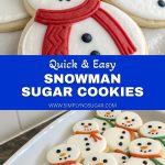 Snowman Sugar Cookies pinterest