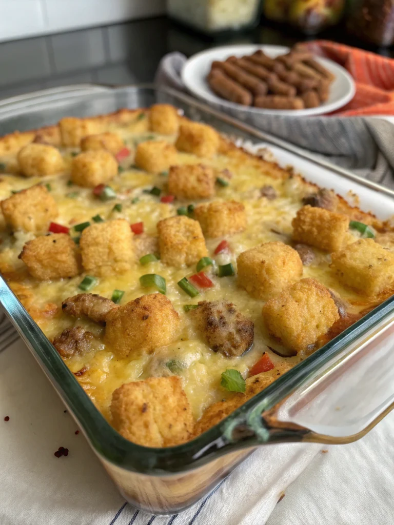 Tater Tot Breakfast Casserole