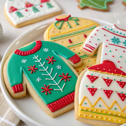 Ugly Sweater Sugar Cookies 1