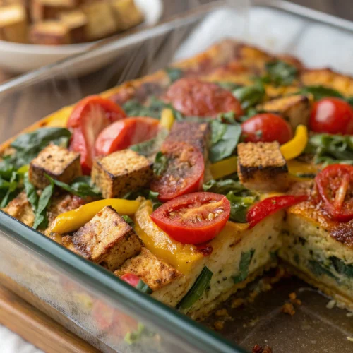 Vegan Breakfast Casserole 1
