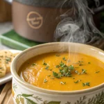 Crockpot Butternut Squash Soup 1