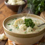 Crockpot Cauliflower Soup