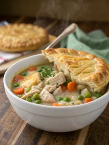 Crockpot Chicken Pot Pie Soup
