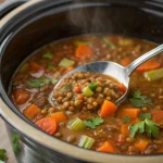 Crockpot Lentil Soup 1