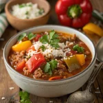 Crockpot Stuffed Pepper Soup
